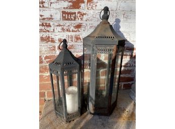 Pair Of Outdoor Lanterns