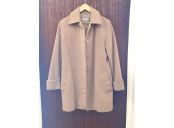 Max Mara Women's Wool Camel Coat Made In Italy Medium