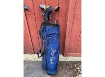 Golf Clubs And Bag