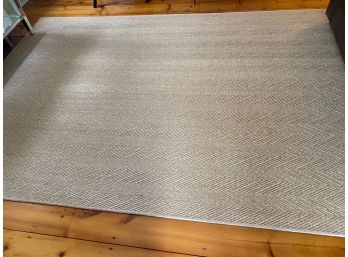 Classic Crate & Barrel Island Chevron Pattern Rug