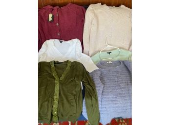 Bundle Of Women's Sweaters And Shirts