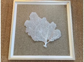 Unique Pair Of Framed Coral By Crate & Barrel