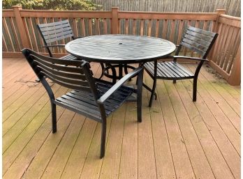 Gardeners Eden Outdoor Dining Set With Umbrella