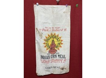 Pocahontas Corn Meal Canvas Bag