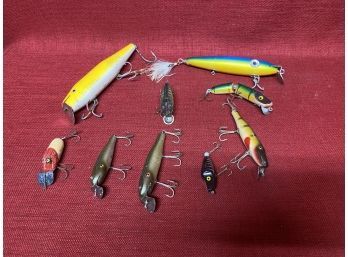 Variety Of Old Fishing Lures