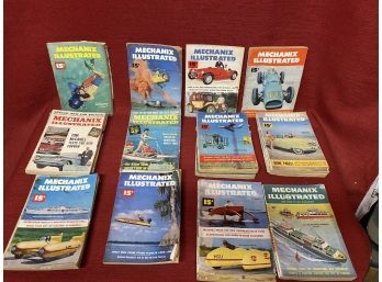 Collection Of 19 Vintage 1950s Mechanix Illustrated