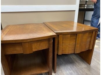 Pair Of Lane Mid Century Modern End Tables