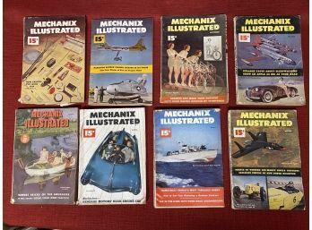 8 Vintage 1940s Mechanix Illustrated