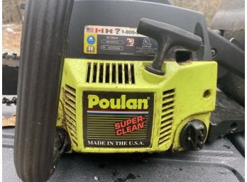 Poulan Chainsaw With Case