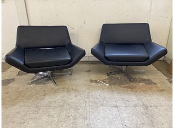 A Pair Of IKEA MCM Style Arm Chairs