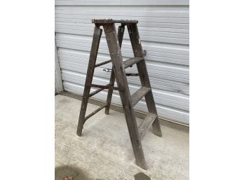 Vintage Wooden Step Ladder