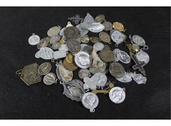 Huge Lot Of Religious Charms