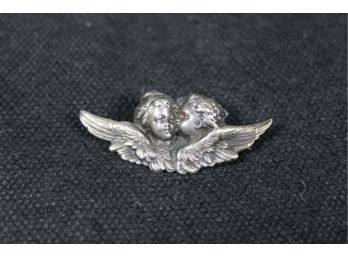 Antique Sterling Angel Pin