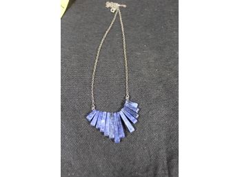 Lapis Sterling Necklace