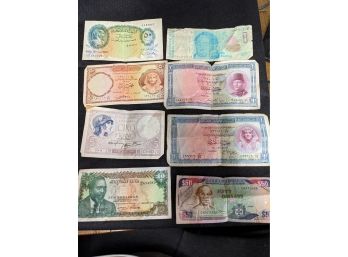 Misc Foreign Paper Money Lot ( See All Photos)