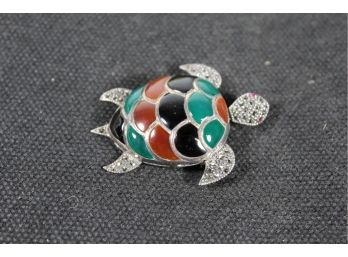 Sterling Turtle Pendent/pin