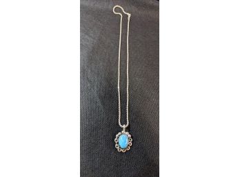 Sterling Turquois Necklace