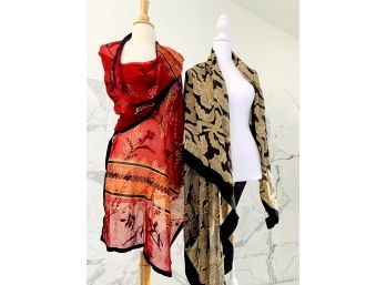 Gorgeous Seta Pura Italian & Mary Jane Scarf