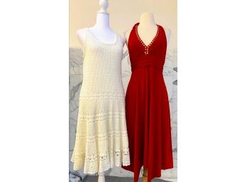 Trina Turk (NWT) Crochet Dress And Donna Ricco Dress