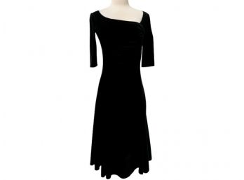 Armani Velvet Dress-Cool Neckline