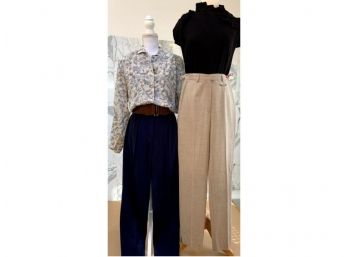 Vintage Escada Separates  3 Pants And Blouse