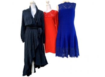 Dress Trio - DKNY, Tadashi, And Zimmerman