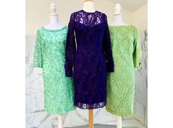 Vintage Lace Dresses - 3 Pcs