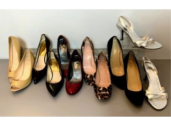 Mixed Designer Shoe Lot - Stuart Weitzman, Ralph Lauren, Butter, Cole Haan, Michael Kors