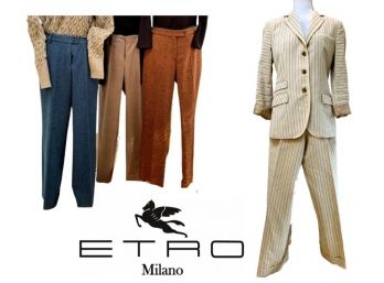 Etro - Wool Pants Grouping & Pants Suit