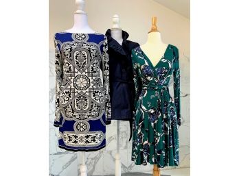 Tahari Jacket, Nicole Miller And Yumikim Dresses