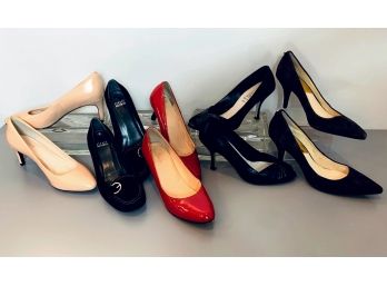 Mixed Designer Shoe Lot -  Sz 8 -5.5 Ten Pairs! Stuart Wetizman, Cole Haan, LK Bennett, Cynthia Rowley & More!