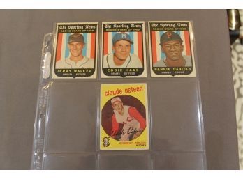 1959 Topps Baseball 3 Rookie Cards