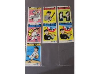 1972 Fleer Famous Feats - 7 Cards