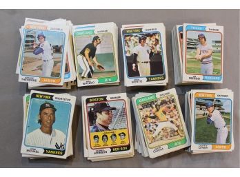 1974 Topps Baseball Over 400 Cards - Collectible Dave Parker Rookie Card!