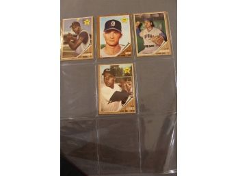 1962 Topps Baseball (4) 3 Rookie Cards