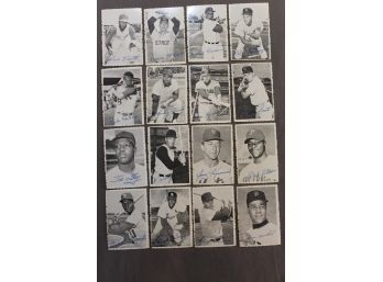 1969 Deckle Edge Cards Very Collectible! Rarely Seen  Bob Gibson, Denny McClain, Willie Horton & Dick Allen 12