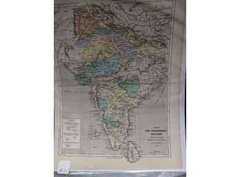 1855 Maps Of India During British Colonialism