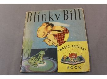 1935 Blinky Bill 'Magic Action' Book Early Pop-up Book