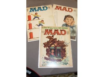 3 Classic MAD Magazines From The 60s