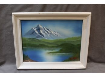 Original Oil Mountain Landscape - Signed