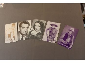 Movie And Baseball Picture/Arcade Cards Julie Stevens - Art Mahaffey -1940s - 1950s