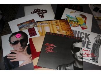 LP Group #3 Graham Parker - Marshall Crenshaw - Sting - Nick Lowe & More 9 Album Collection