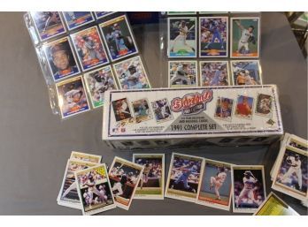 1989 Score Baseball (Nr. Complete) 1991 Upper Deck Baseball (complete) 1991 O-Pee-Chee Premier Complete