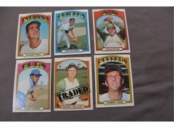 1972 Topps Baseball - 6 Great Pitchers