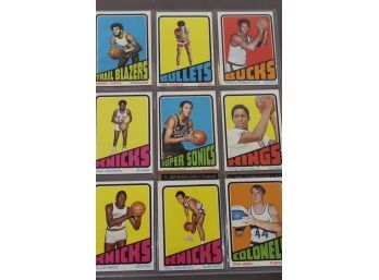 1972-1973 NBA Basketball Stars Amazing Set - Oscar Robertson! Bill Bradley! Dan Issel!