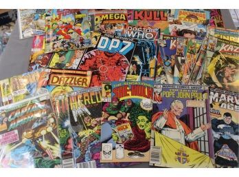 Marvel Comic Group Pope John Paul II - Hercules - She-hulk - Conan- Battlestar Galactica & More