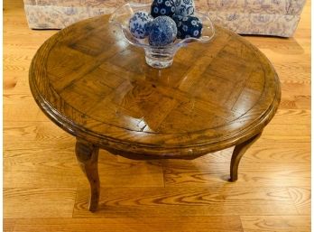 Rustic French Country Coffee Table W/ Distress Finish