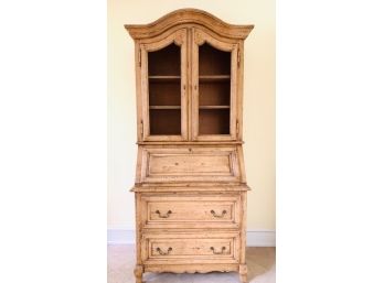 Guy Chaddock French Country Secretary Desk W/ Hutch