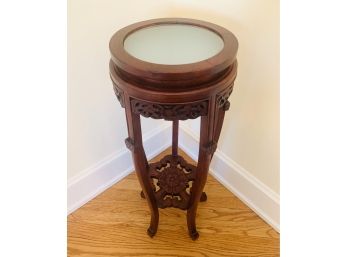 Mahogany Finish Plant Stand