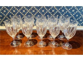 Set 10 Crystal Water Glasses